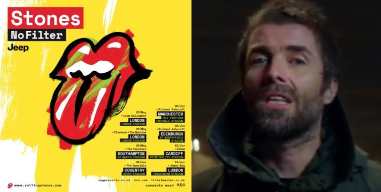 liam gallagher supports the rolling stones