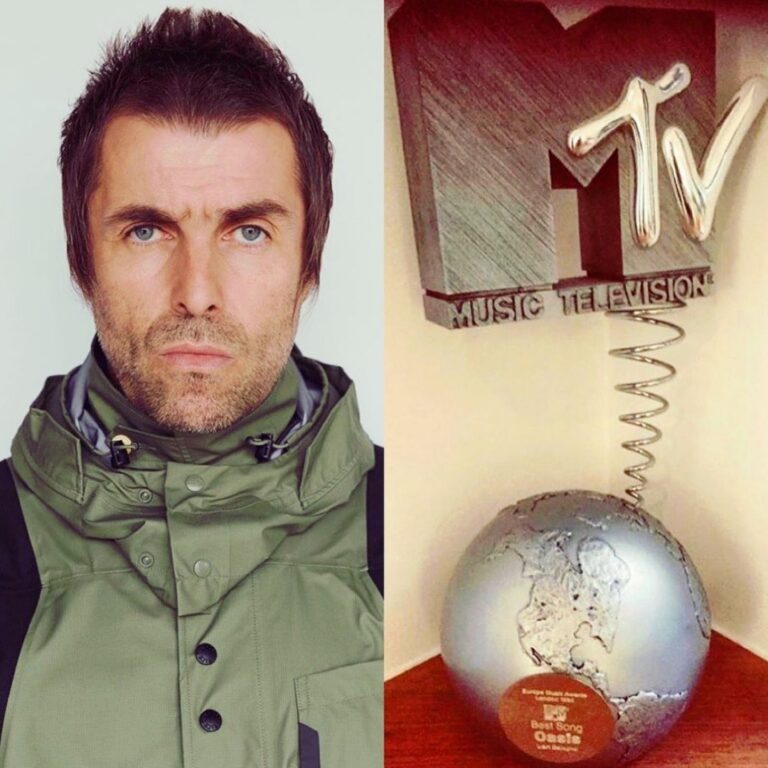 Liam Gallagher MTV Award 1996