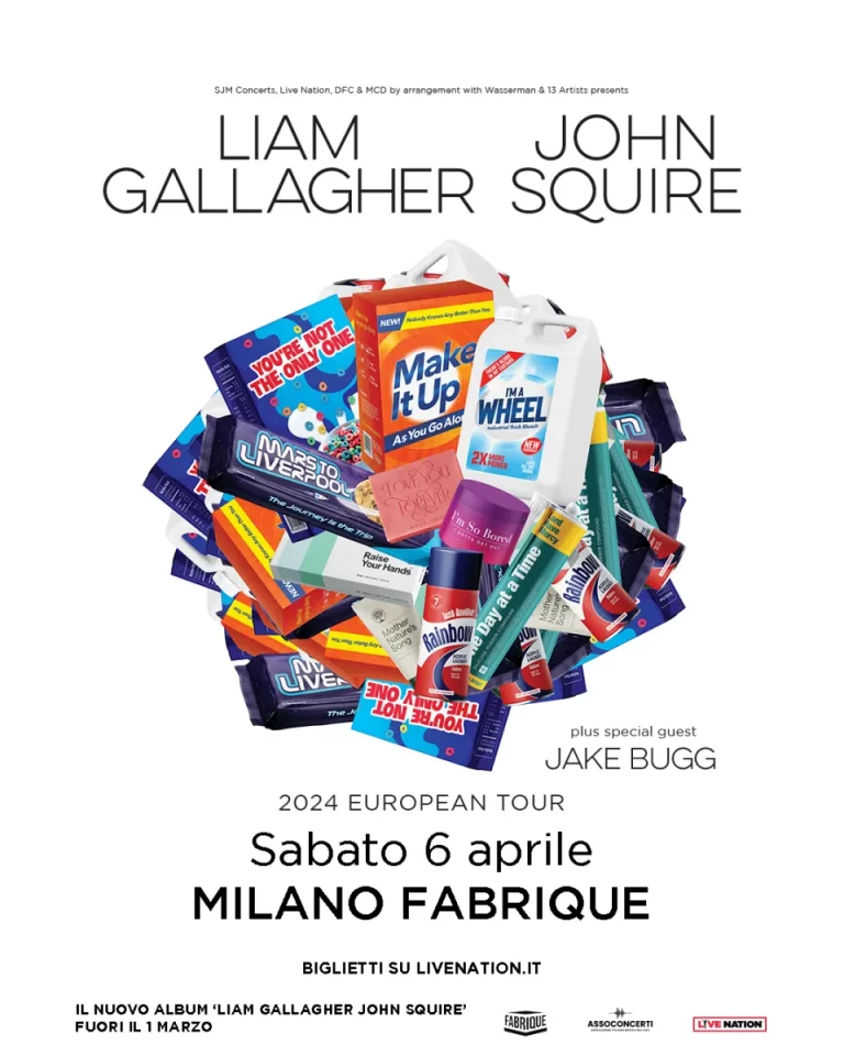 Liam Gallagher - John Squire - Milano