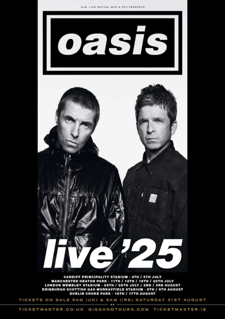 Oasis tour 2025