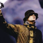 Liam Gallagher sul palco del Wembley Stadium. (Image: Lewis Evans/Big Brother Recordings)